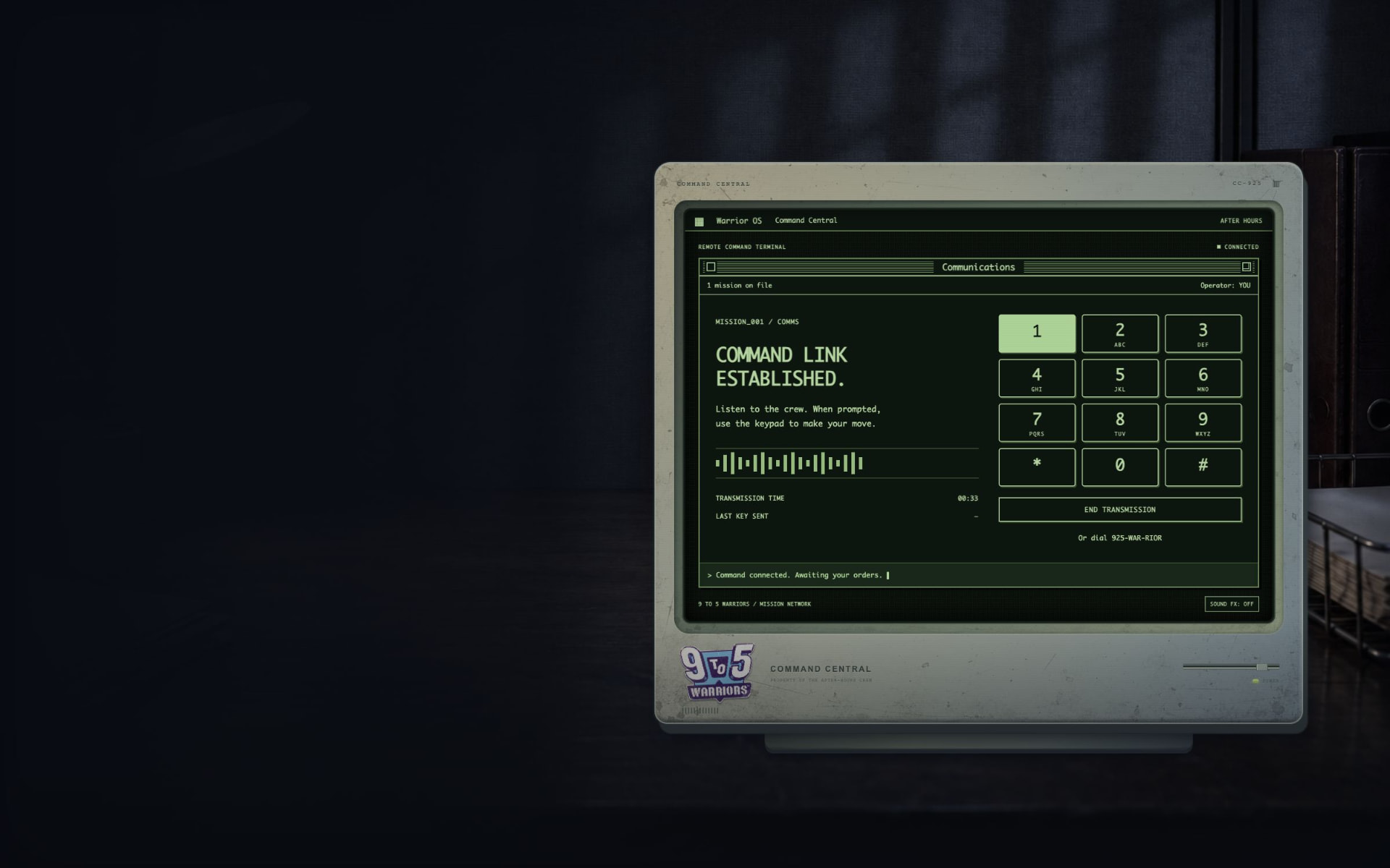 Command Central remote command terminal